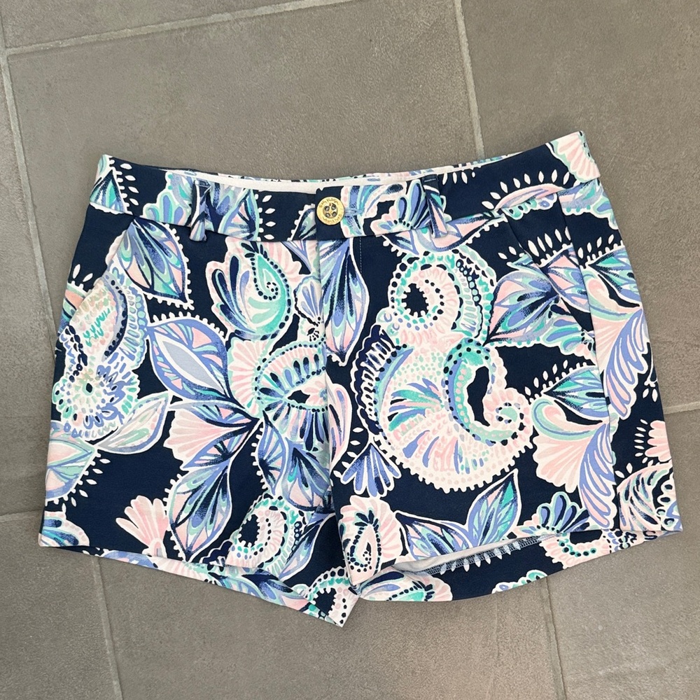 Lilly Pulitzer Navy and Pastel size 0